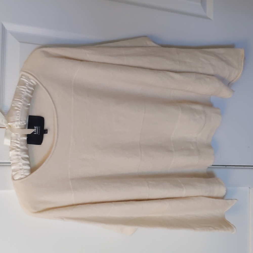 100% Cashmere Oversized Cream Sweater